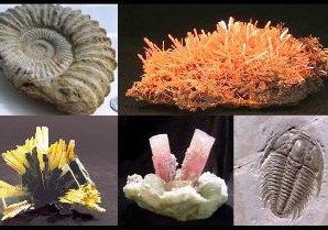 minerais e fosseis